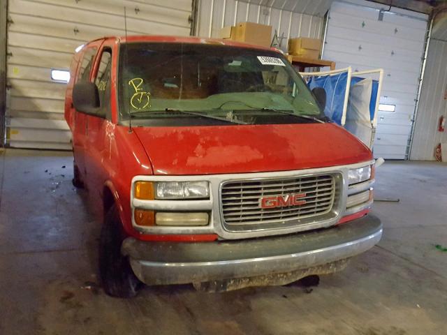 1GTHG35R2Y1153380 - 2000 GMC SAVANA G35 RED photo 1