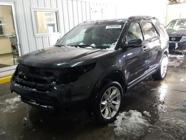 1FM5K8F84DGA82254 - 2013 FORD EXPLORER L BLACK photo 2