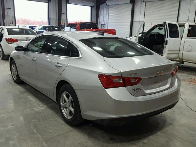 1G1ZB5ST2JF196035 - 2018 CHEVROLET MALIBU LS 银色 照片 3