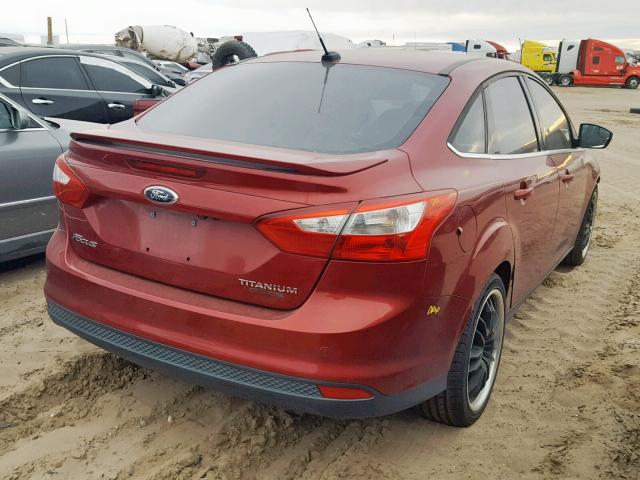 1FADP3J28DL158823 - 2013 FORD FOCUS TITA RED photo 4