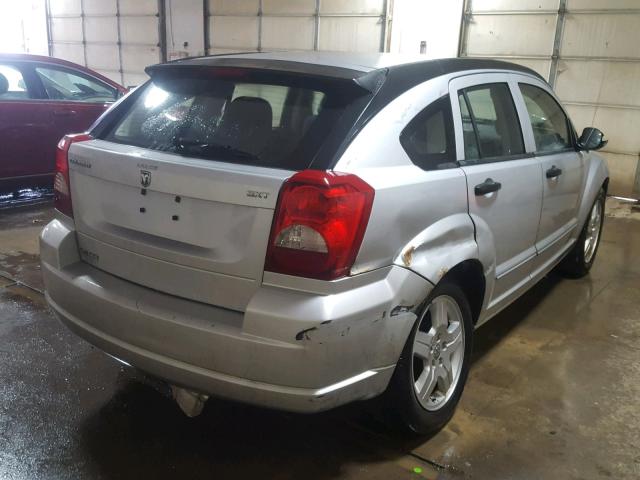 1B3HB48B98D764798 - 2008 DODGE CALIBER SX SILVER photo 4