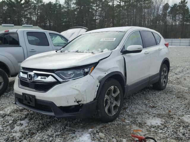 5J6RW2H84JL021973 - 2018 HONDA CR-V EXL WHITE photo 2