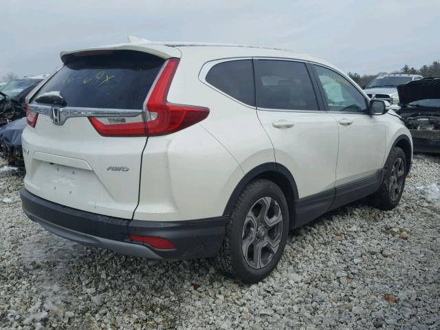 5J6RW2H84JL021973 - 2018 HONDA CR-V EXL WHITE photo 4