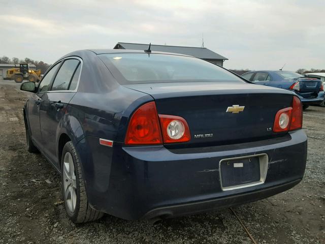 1G1ZG57B694163550 - 2009 CHEVROLET MALIBU LS 蓝色 照片 3