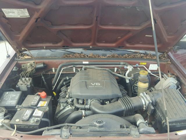 4S2CK58W824326996 - 2002 ISUZU RODEO S BURGUNDY photo 7