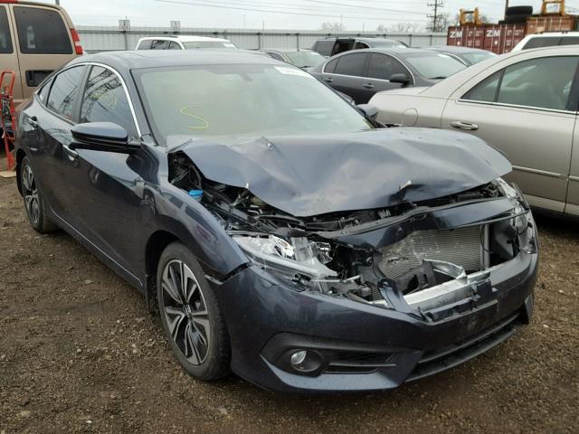 19XFC1F75GE008799 - 2016 HONDA CIVIC EXL BLUE photo 1