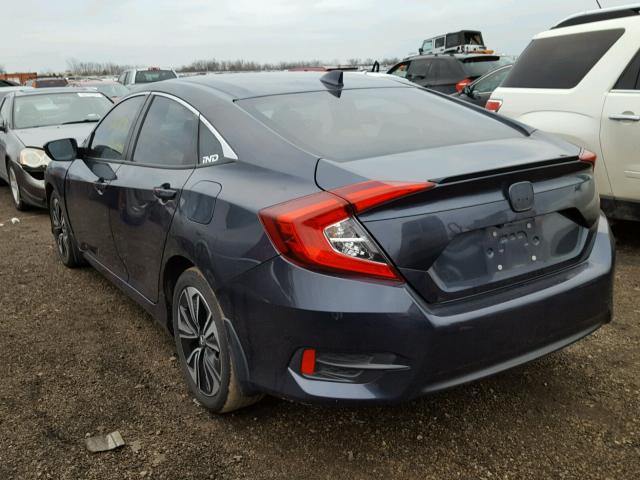 19XFC1F75GE008799 - 2016 HONDA CIVIC EXL BLUE photo 3