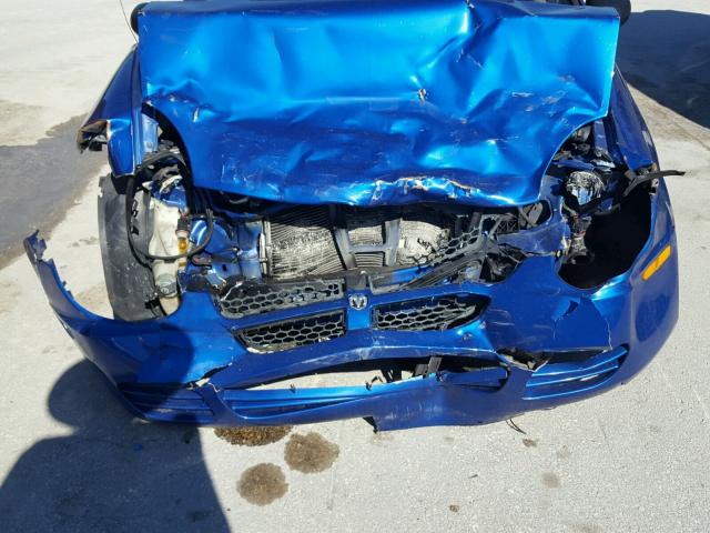 1B3ES56C54D571756 - 2004 DODGE NEON SXT BLUE photo 9