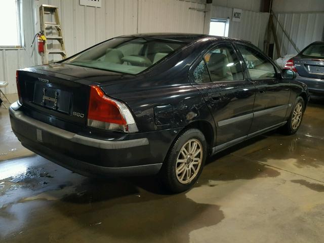 YV1RS61T532261902 - 2003 VOLVO S60 BLACK photo 4