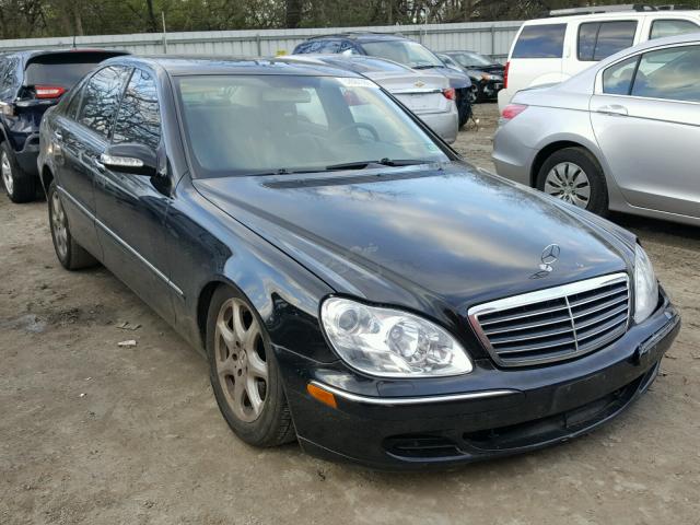 WDBNG83J84A424836 - 2004 MERCEDES-BENZ S 430 4MAT BLACK photo 1