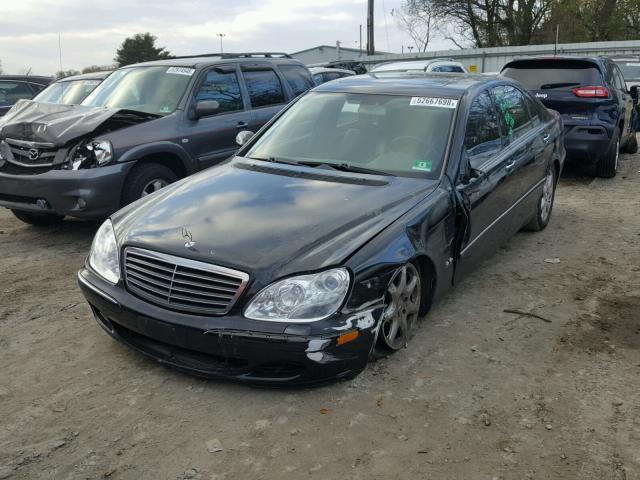 WDBNG83J84A424836 - 2004 MERCEDES-BENZ S 430 4MAT BLACK photo 2