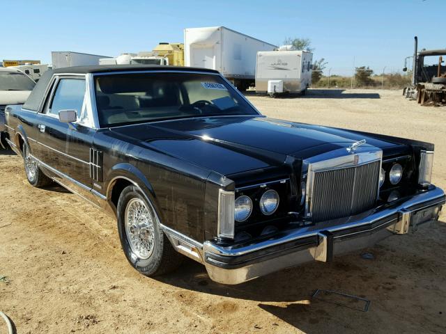 1MRBP95F1CY640999 - 1982 LINCOLN MARK VI BLACK photo 1