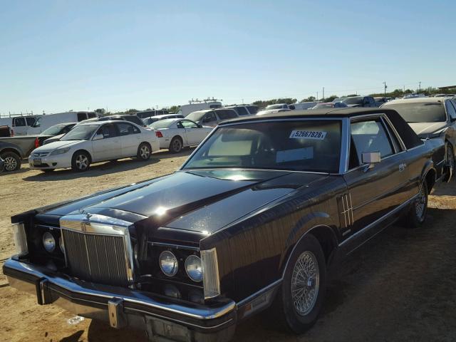 1MRBP95F1CY640999 - 1982 LINCOLN MARK VI BLACK photo 2