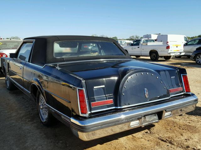 1MRBP95F1CY640999 - 1982 LINCOLN MARK VI BLACK photo 3