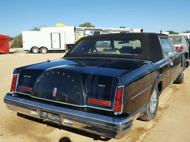 1MRBP95F1CY640999 - 1982 LINCOLN MARK VI BLACK photo 4