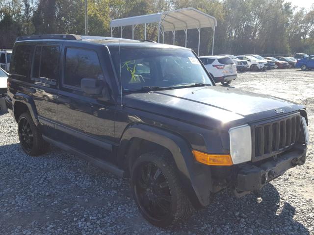 1J8HH48K66C167410 - 2006 JEEP COMMANDER BLACK photo 1