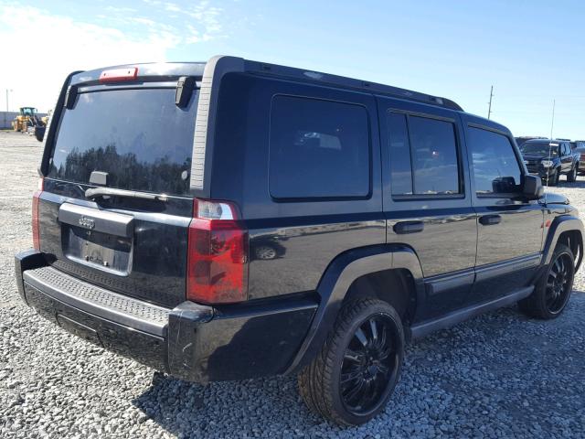 1J8HH48K66C167410 - 2006 JEEP COMMANDER BLACK photo 4