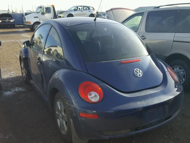 3VWRR21C06M424864 - 2006 VOLKSWAGEN NEW BEETLE BLUE photo 3