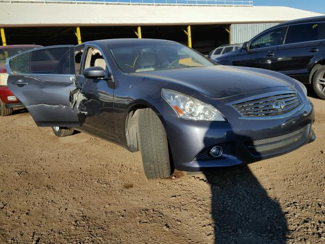 JN1DV6AP3BM830150 - 2011 INFINITI G25 BASE CHARCOAL photo 1