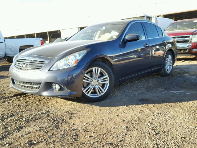 JN1DV6AP3BM830150 - 2011 INFINITI G25 BASE CHARCOAL photo 2