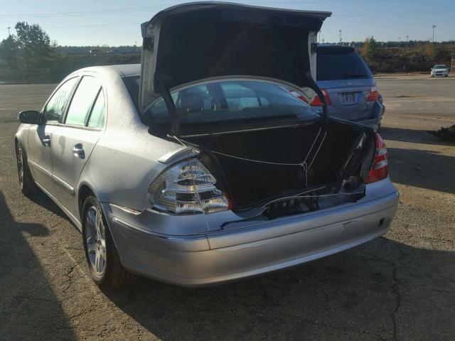 WDBUF56J56A810738 - 2006 MERCEDES-BENZ E 350 SILVER photo 3