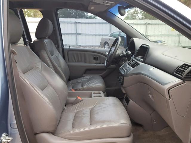 5FNRL38878B047565 - 2008 HONDA ODYSSEY TO BLUE photo 5