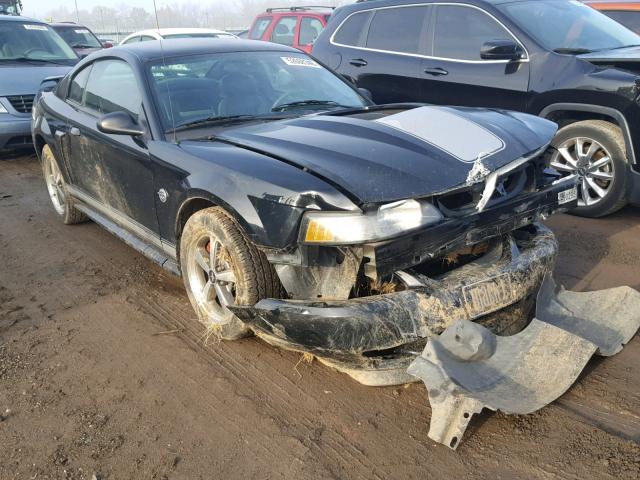 1FAFP42R04F196071 - 2004 FORD MUSTANG MA BLACK photo 1