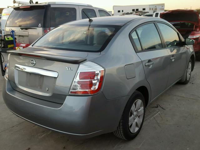 3N1AB6AP6CL774891 - 2012 NISSAN SENTRA 2.0 SILVER photo 4