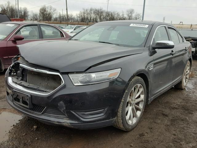 1FAHP2F84EG102476 - 2014 FORD TAURUS LIM BLACK photo 2