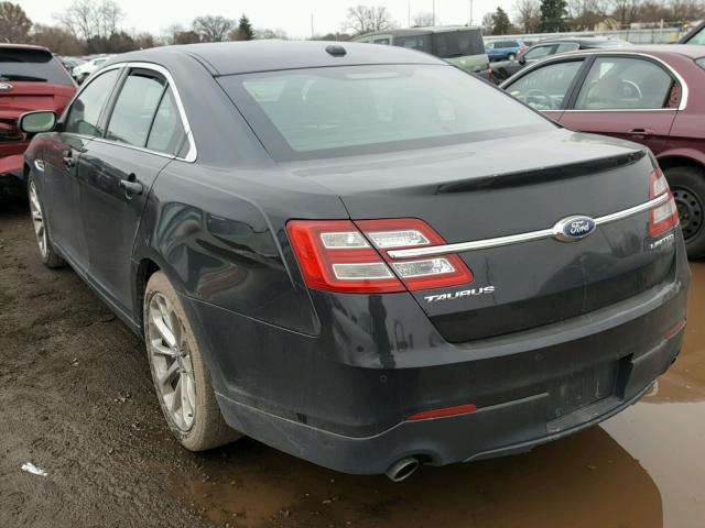 1FAHP2F84EG102476 - 2014 FORD TAURUS LIM BLACK photo 3