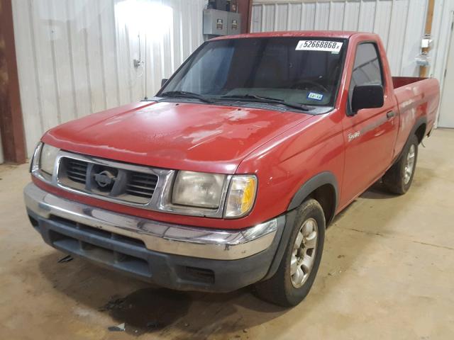 1N6DD21S8WC365614 - 1998 NISSAN FRONTIER X RED photo 2
