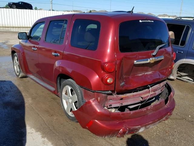 3GNDA53P58S592172 - 2008 CHEVROLET HHR LT RED photo 3