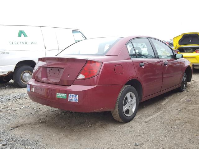 1G8AF52F55Z145131 - 2005 SATURN ION LEVEL RED photo 4