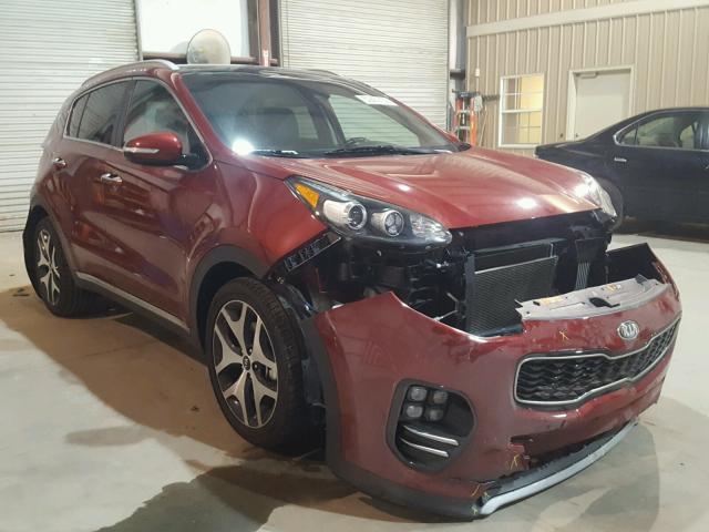 KNDPR3A6XH7131285 - 2017 KIA SPORTAGE S RED photo 1