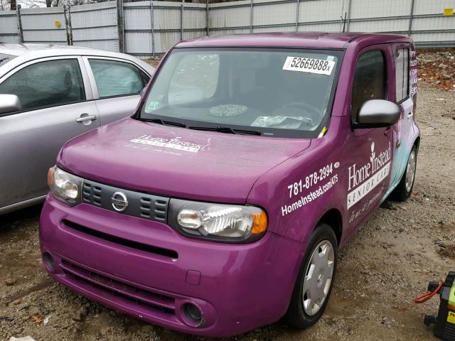 JN8AZ2KR8AT150508 - 2010 NISSAN CUBE BASE PURPLE photo 2