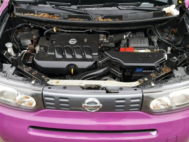 JN8AZ2KR8AT150508 - 2010 NISSAN CUBE BASE PURPLE photo 7