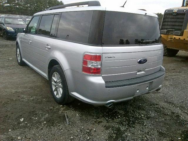 2FMGK5B86DBD26992 - 2013 FORD FLEX SE SILVER photo 3