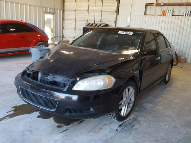 2G1WC5E35C1124574 - 2012 CHEVROLET IMPALA LTZ BLACK photo 2