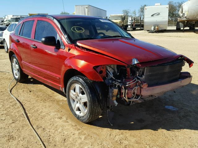 1B3HB48B67D235680 - 2007 DODGE CALIBER SX RED photo 1