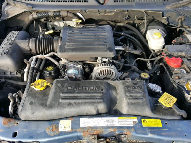 1D4HS38N93F617092 - 2003 DODGE DURANGO SP BLUE photo 7