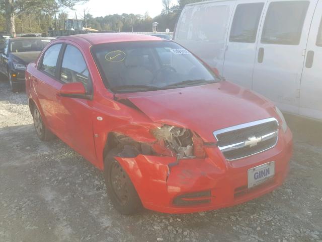 KL1TD56608B102321 - 2008 CHEVROLET AVEO BASE Qırmızı foto 1