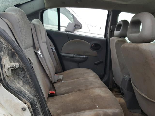 1G8AJ55F46Z206125 - 2006 SATURN ION LEVEL WHITE photo 6