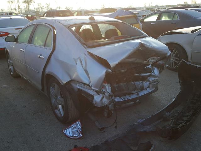 1G1ZC5E07CF342642 - 2012 CHEVROLET MALIBU 1LT ვერცხლისფერი ფოტო 3