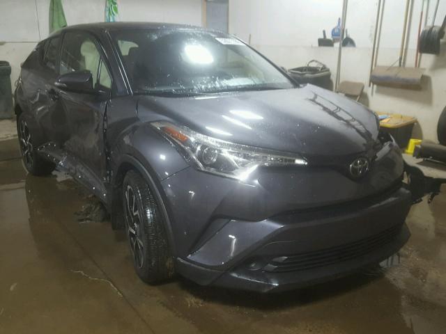 JTNKHMBX9J1010066 - 2018 TOYOTA C-HR XLE GRAY photo 1