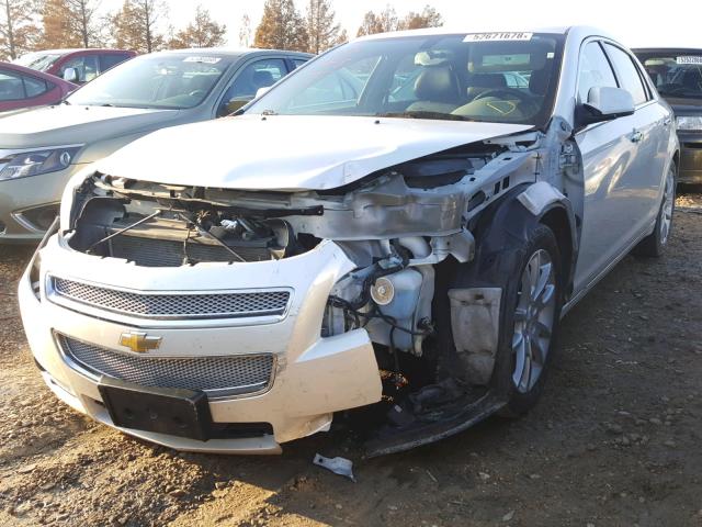 1G1ZE5EB2AF228184 - 2010 CHEVROLET MALIBU LTZ თეთრი ფოტო 2