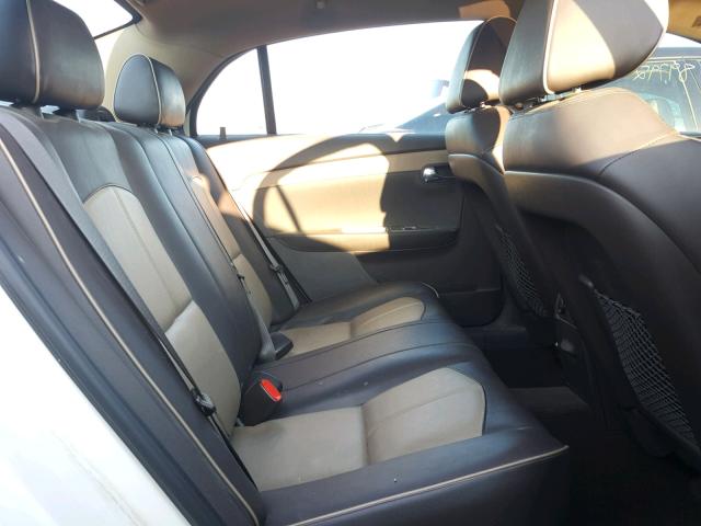 1G1ZE5EB2AF228184 - 2010 CHEVROLET MALIBU LTZ თეთრი ფოტო 6