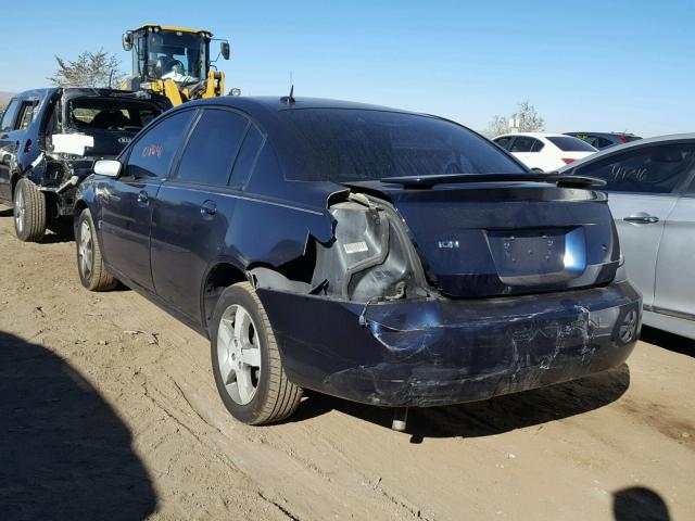 1G8AL55F27Z162038 - 2007 SATURN ION LEVEL BLUE photo 3