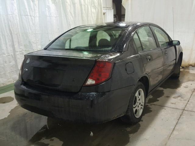 1G8AJ52F54Z201291 - 2004 SATURN ION LEVEL BLACK photo 4