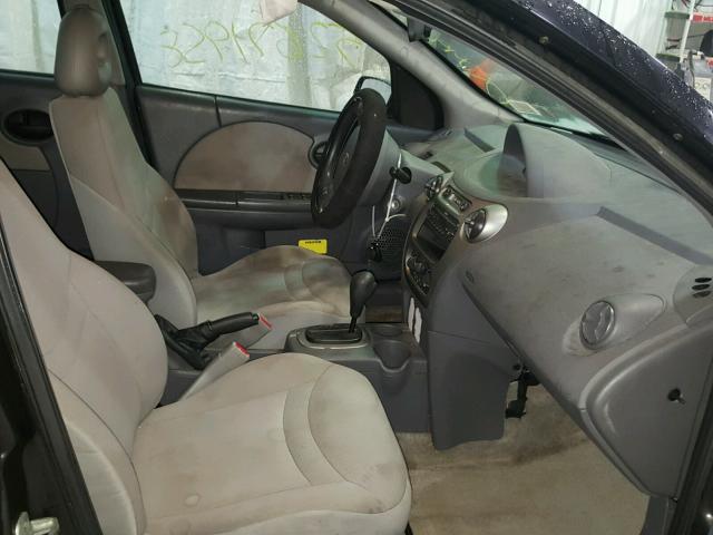 1G8AJ52F54Z201291 - 2004 SATURN ION LEVEL BLACK photo 5