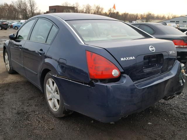 1N4BA41E65C874307 - 2005 NISSAN MAXIMA SE BLUE photo 3